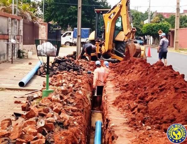 Essap realiza mejoras en Luque •