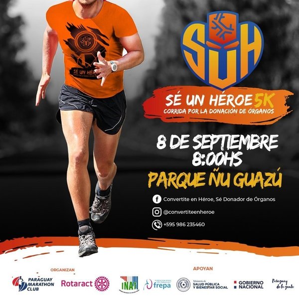 Se realizó el lanzamiento oficial de "SUH 2019" la corrida por la donación de órganos