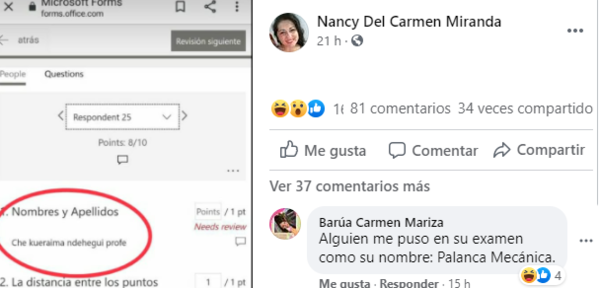 Crónica / “Che kuerai nde hegui profe”, he'i colegiante a una docente