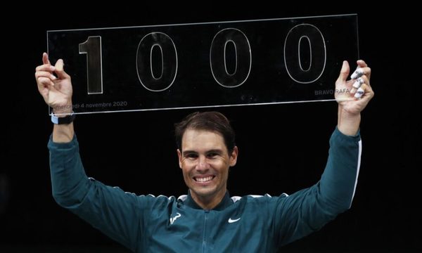 Rafa Nadal rompe récord tras alcanzar las 1000 victorias