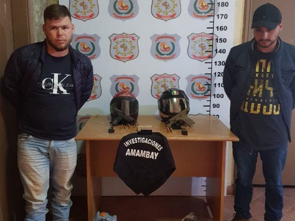 Imputan a dos supuestos sicarios detenidos en Pedro Juan Caballero