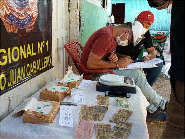 Un hombre fue detenido con más de 3 kilos de cocaína