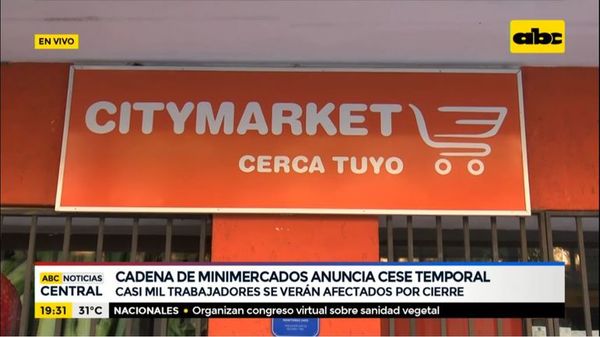 Cadena Citymarket anuncia cierre temporal - ABC Noticias - ABC Color
