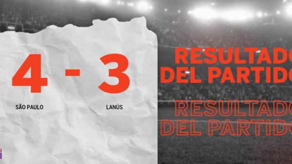 Goleada de São Paulo 4 a 3 sobre Lanús