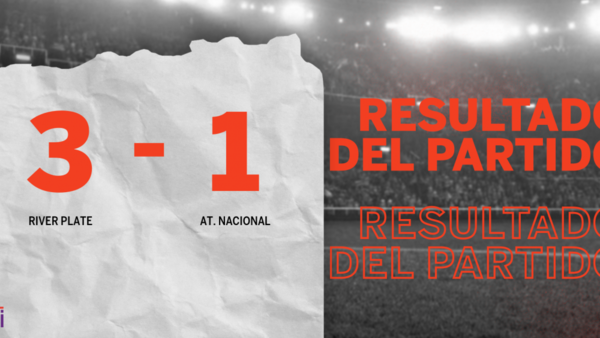 Con doblete de Matías Arezo, River Plate derrotó a At. Nacional