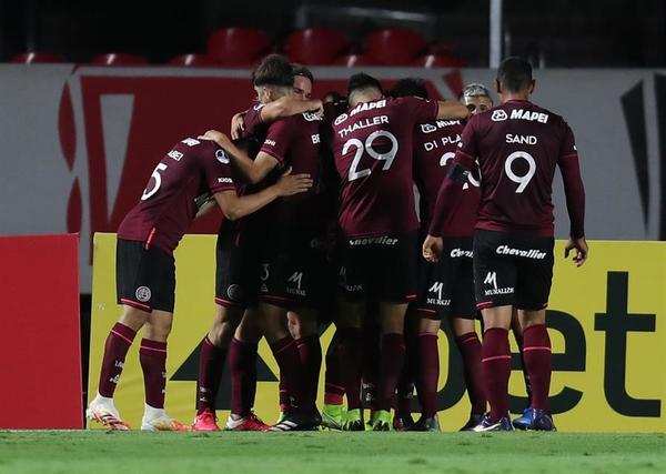 Orsini completa la proeza y Lanús festeja en São Paulo