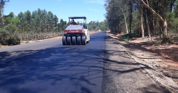 La Nación / Ruta de la Caña cuenta con los primeros tramos de asfalto