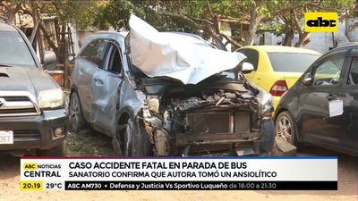 Confirman que autora del choque fatal tomó un ansiolítico - ABC Noticias - ABC Color