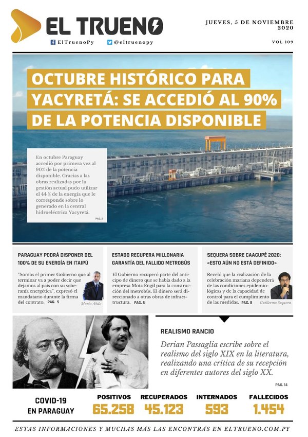 E-paper 05 de Noviembre 2020 - El Trueno