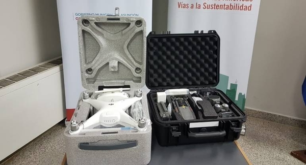 HOY / Utilizarán dos drones para monitoreo y control de incendios en áreas verdes de Asunción
