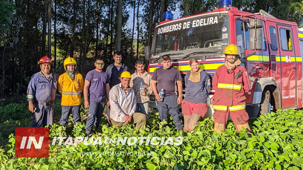 BOMBEROS DE EDELIRA RECIBEN RESPALDO MUNICIPAL