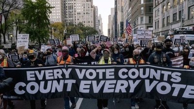Marchas a favor de Joe Biden y de Donald Trump en un país en vilo por la definición | .::Agencia IP::.