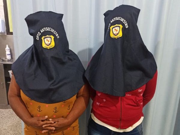 Dos mujeres detenidas por intento de extorsión a familia Denis