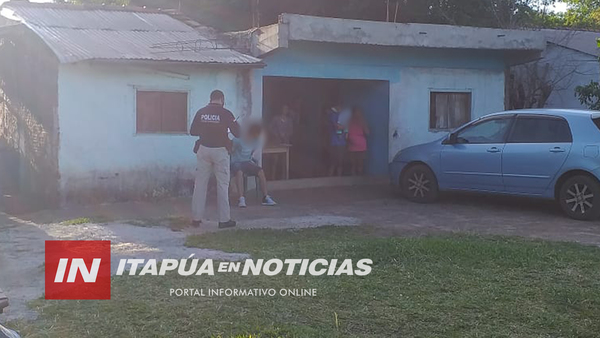 EN ALLANAMIENTO DAN CON SOSPECHOSOS DE ASALTOS EN SAN JUAN DEL PNÁ