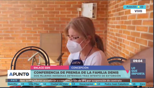 HOY / Conferencia de prensa de Beatríz Denis, hija del exvicepresidente de la República, Óscar Denis