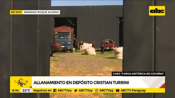 Allanamiento en depósito de Cristian Turrini - ABC Noticias - ABC Color