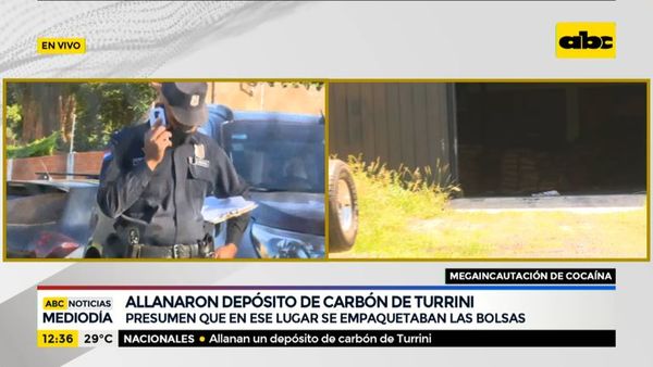 Presumen que cocaína se empaquetaba en depósito de Turrini allanado - ABC Noticias - ABC Color