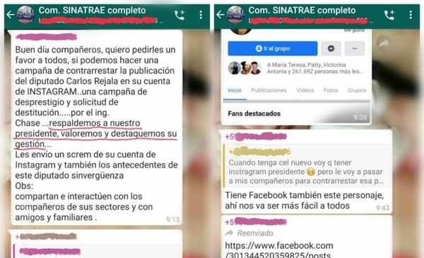 HOY / Sindicatos de Essap amenazan con escraches a diputado por denuncias contra Chase