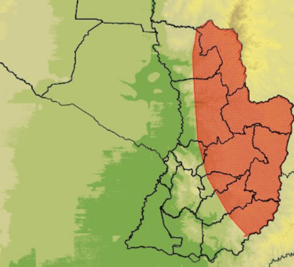 Advierten sobre sistema de tormentas para mañana en diez departamentos - ADN Paraguayo