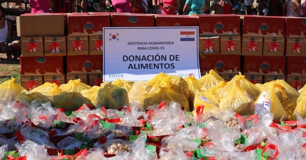 La Nación / Realizan donación de 10 mil kilos de alimentos a familias del Bañado Norte