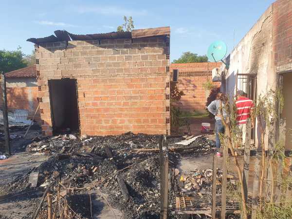 Concepción:  Indendio causa cuantiosos daños a una familia