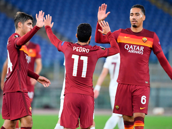 Roma golea y Tottenham se recupera ante el Ludogorets