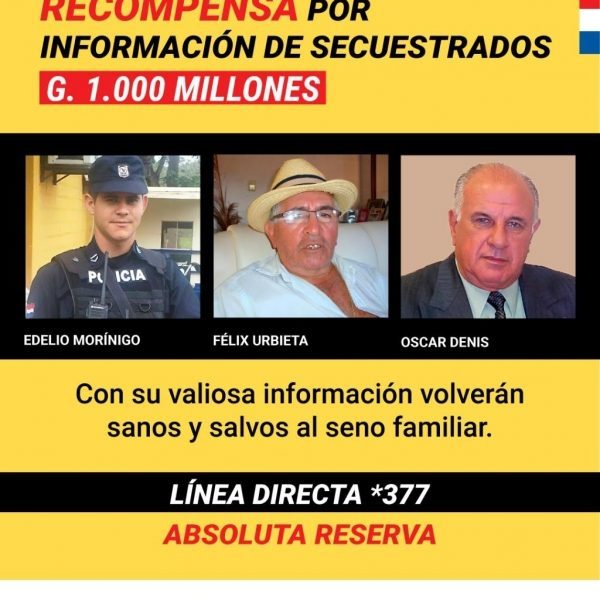 Defensa pide crédito al Senado para publicitar recompensa por información sobre el EPP