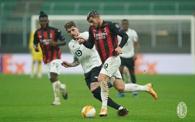 Debacle del Milan ante el Lille en jornada de Europa League - Fútbol - ABC Color