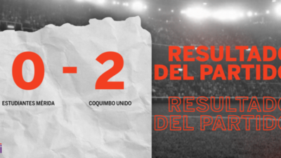 Coquimbo Unido derrotó a Estudiantes Mérida 2 a 0