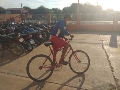 Le sacan la bici a ciclista por manejar borracho