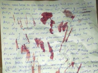 Jovencita desaparece y deja una dura carta