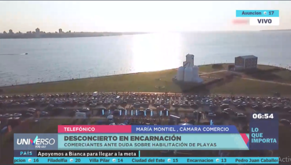 HOY / Desconcierto en Encarnación, comerciantes ante duda sobre habilitación de playas
