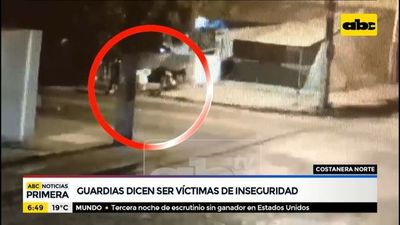 Guardias de la Costanera Norte dicen ser víctimas de inseguridad - ABC Noticias - ABC Color
