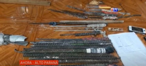 Decomisan gran cantidad de armas del penal de Ciudad del Este | Noticias Paraguay