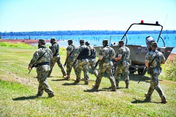 Fuerzas militares inician desplazamiento hacia las reservas naturales de Itaipu