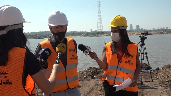 Realizan visita guiada a zona de obras del puente Héroes del Chaco
