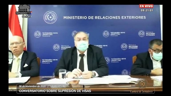 HOY / Conversatorio de las Comisiones Asesoras de Senado sobre planteamiento de supresión de visas a ciudadanos de EEUU, Canadá, Australia y Nueva Zelanda