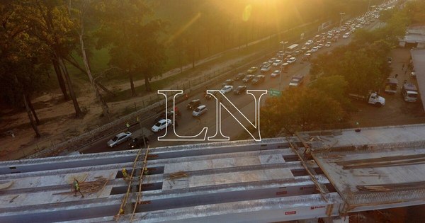 La Nación / Prepararán carga de hormigón para rampa de viaducto en zona del Botánico