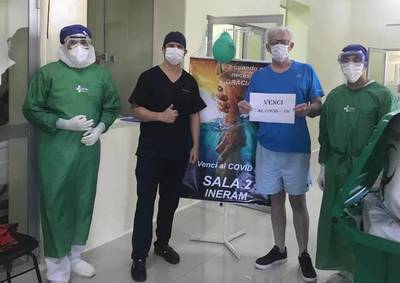 Especialista en Economía Pablo Herken vence al covid y recibe alta médica en el INERAM - ADN Paraguayo