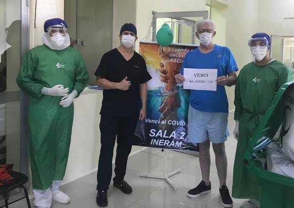 Especialista en Economía Pablo Herken vence al covid y recibe alta médica en el INERAM - ADN Paraguayo