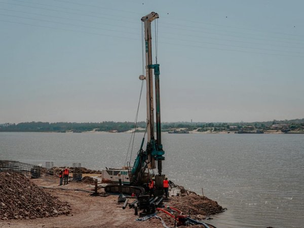 Muestran avances del futuro puente Héroes del Chaco