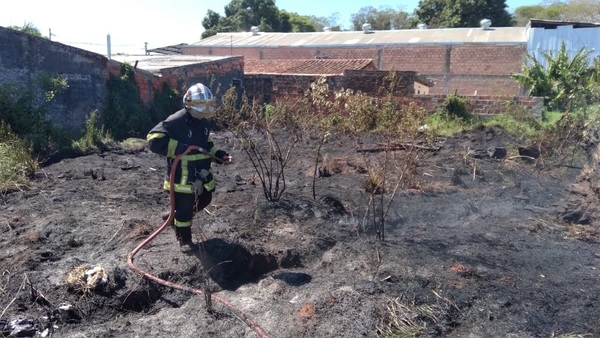 Quema de basura causa incendio