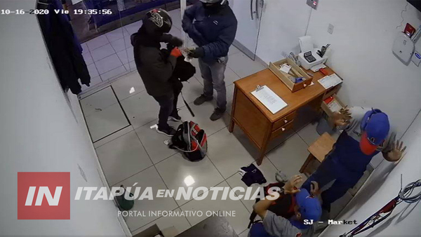ASALTAN ESTACIÓN DE SERVICIO EN B° TERRAZA DE SAN JUAN DEL PNÁ
