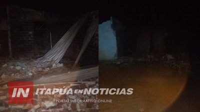 INCENDIO EN PRECARIA VIVIENDA EN EL B° CUATRO POTRERO DE ENCARNACIÓN