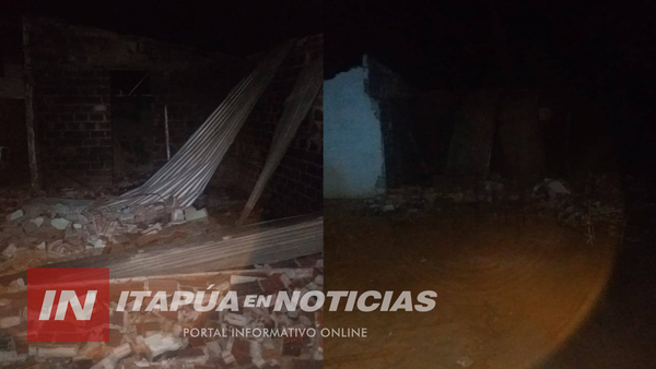 INCENDIO EN PRECARIA VIVIENDA EN EL B° CUATRO POTRERO DE ENCARNACIÓN