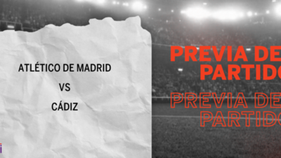 Atlético de Madrid quiere seguir su racha positiva ante Cádiz