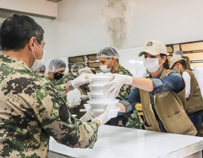 Más de 3.000 familias de Ypané se benefician con almuerzo solidario | .::Agencia IP::.