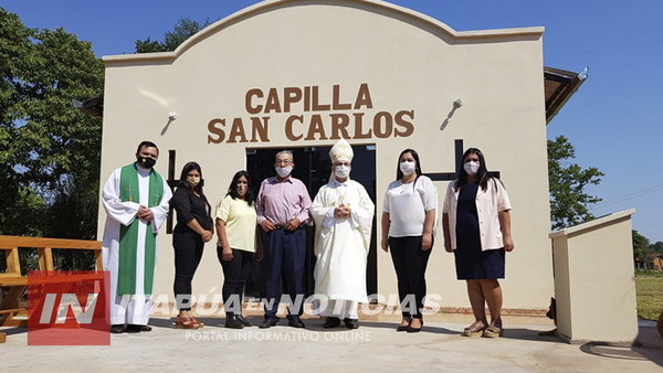 HABILITAN OBRAS EN CAPILLA SAN CARLOS DE LA PAZ