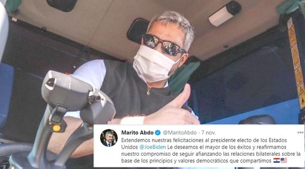Crónica / Marito felicitó al nuevo presi de yanquilandia