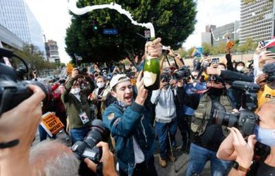 Multitudes celebran en EEUU la victoria de Joe Biden - Mundo - ABC Color